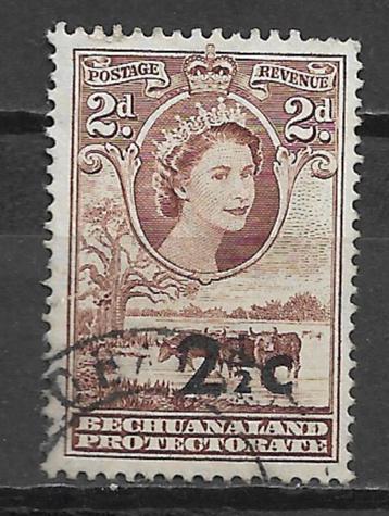 Bechuanaland Botswana 1961 Opdruk 2,5c type II beschikbaar voor biedingen