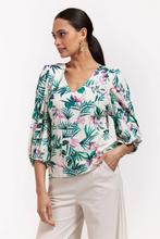 Studio anneloes nieve floral blouse L offwhite/green/pink, Kleding | Dames, Blouses en Tunieken, Maat 42/44 (L), Ophalen of Verzenden