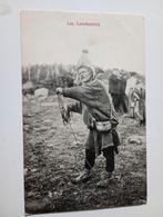 Noorwegen Lapland Lap met Lasso 1913, Verzamelen, Ophalen of Verzenden, Voor 1920, Gelopen, Overig Europa