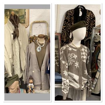Vintage kleding, schoenen, tasjes / & Brocante beschikbaar voor biedingen