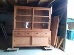 Showroommodel Teak Buffetkast 200 cm, Ophalen, 200 cm of meer, Glas, Zo goed als nieuw