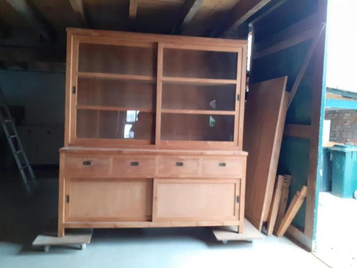 Showroommodel Teak Buffetkast 200 cm, Huis en Inrichting, Kasten | Buffetkasten, Zo goed als nieuw, 200 cm of meer, 200 cm of meer