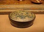 (12) Antiek blikje voor het antieke poppenhuis, Ophalen of Verzenden