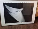 Poster Vrouw met hoed Michiel Ibelings- 100 x 70 (ingelijst), Ophalen, Gebruikt, Rechthoekig Liggend