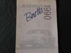 Chevrolet Beretta 1990 folder NL-EN, Ophalen of Verzenden, Zo goed als nieuw, Chevrolet