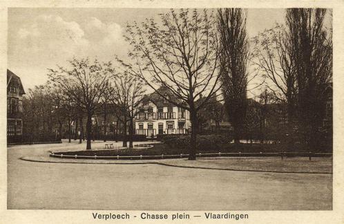 Verploech-Chasse plein - Vlaardingen - gelopen, Verzamelen, Ansichtkaarten | Nederland, Gelopen, Zuid-Holland, 1920 tot 1940, Verzenden