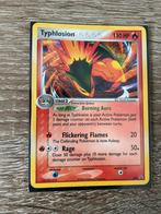 Pokemon kaart typlosion 034 uit 2006, Ophalen of Verzenden, Zo goed als nieuw, Losse kaart, Foil