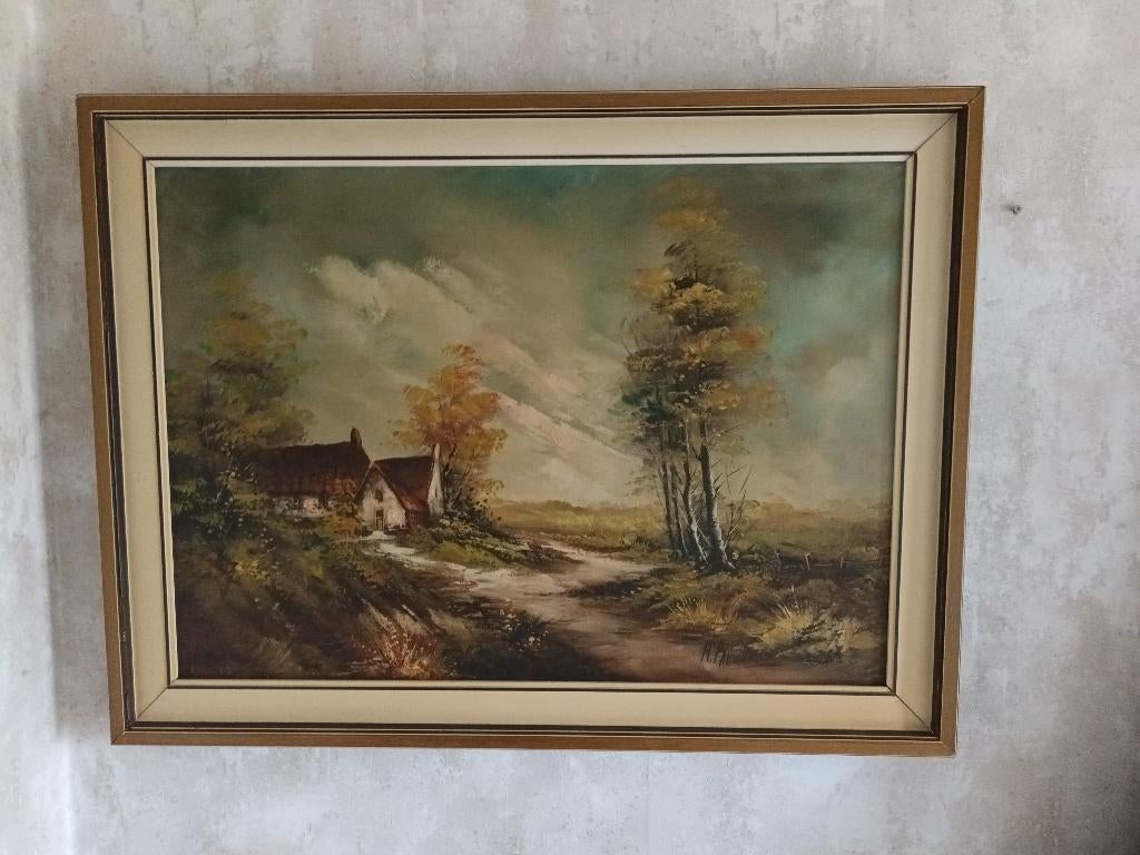 schilderij, Antiek en Kunst, Ophalen of Verzenden