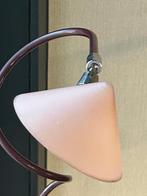 Vintage vloerlamp Pola , Rood / Roze, Huis en Inrichting, Lampen | Vloerlampen, Ophalen, Gebruikt, Vintage, Glas