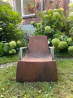 Design stoel van One to fit roest bruin composiet, Ophalen, Gebruikt, Kunststof