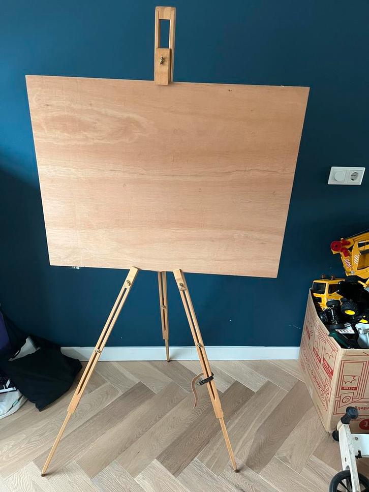 Schildersezel voor Welkomstbord Bruiloft, Hobby en Vrije tijd, Schilderen, Gebruikt, Ezel, Ophalen