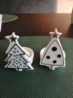 Twee Waxcinelicht houders  kerstboom, Ophalen of Verzenden, Zo goed als nieuw