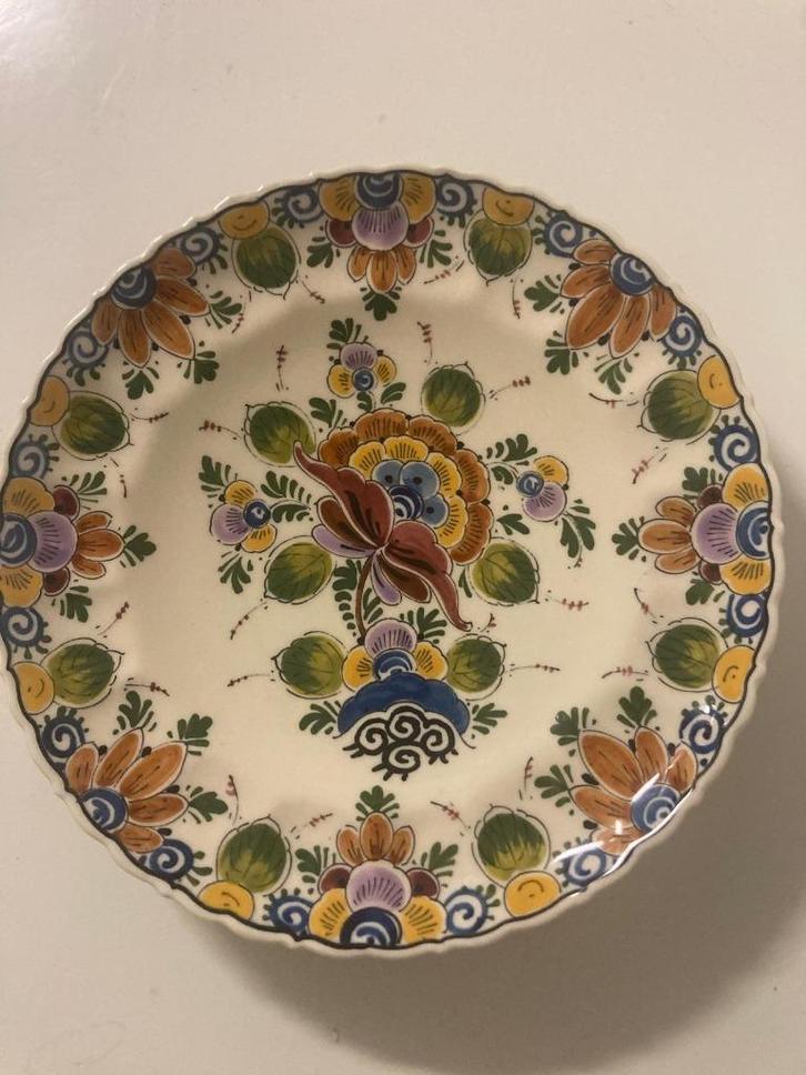 Kunstaardewerkfabriek Regina - Prachtig mooi wandbord (PD_1), Antiek en Kunst, Antiek | Wandborden en Tegels, Ophalen of Verzenden