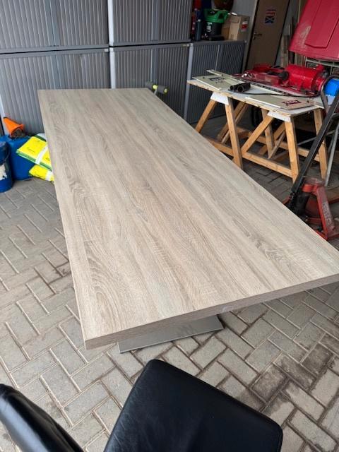 Grote tafel voor kantoor of eettafel NU 150 euro, Huis en Inrichting, Tafels | Eettafels, Zo goed als nieuw, 50 tot 100 cm, 200 cm of meer