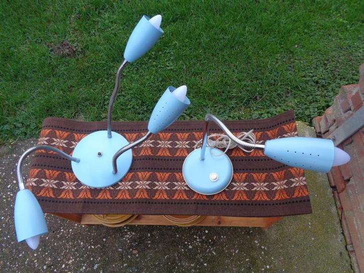 spotjes plafondlamp/bureau jaren8o/90, Huis en Inrichting, Lampen | Spots, Gebruikt, Metaal of Aluminium, Ophalen of Verzenden