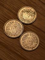 3x 10 Cent 1936 - Wilhelmina, Postzegels en Munten, Zilver, Ophalen of Verzenden, 10 cent, Koningin Wilhelmina