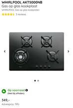 Whirlpool AKT5000NB Gaskookplaat - Inbouw, Witgoed en Apparatuur, Kookplaten, Gebruikt, Inbouw, Gas, 4 kookzones