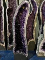 Amethist geode (76) mooi diep paars van kleur, Ophalen of Verzenden, Mineraal