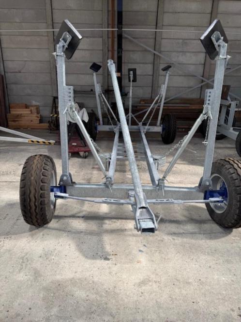 Haventrailer, Watersport en Boten, Boottrailers, Zo goed als nieuw, Kielboottrailer, 3000 kg of meer, 9 meter of meer, Stallingstrailer
