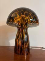 mushroom paddestoel lamp tafellamp glas bruin zwart lampen, Ophalen, Glas, Minder dan 50 cm