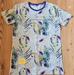 T-shirt met papegaaienprint, maat 140/146, Gebruikt, Jongen of Meisje, Ophalen of Verzenden, Shirt of Longsleeve