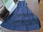 Donkerblauw met kant Ralph Lauren jurk mt 2 / XS / 34, Ophalen, Blauw, Zo goed als nieuw, Ralph Lauren
