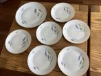 Vintage Schonwald porselein,bordjes1 groot,6 kleinere,korenb, Ophalen of Verzenden