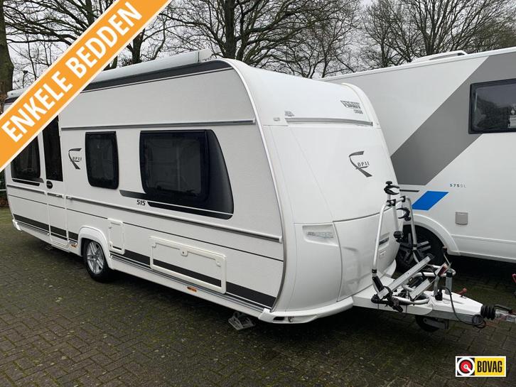 Fendt Opal 515 SG Mover/Luifel/Fietsdr./E&P, Caravans en Kamperen, Caravans, Bedrijf, tot en met 4, 1250 - 1500 kg, Rondzit, Fendt
