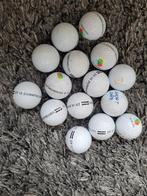 15 golfballen golf tiger woods klm open, Ophalen of Verzenden, Zo goed als nieuw, Bal(len)