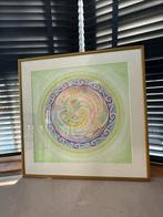 Mandala Schilderij van Rietje van Bommel - 'De Witte Slang', Ophalen