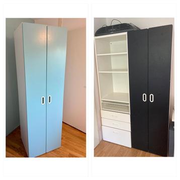 Stuva Fritids kledingkasten Ikea (nu smastad?), 3 stuks beschikbaar voor biedingen