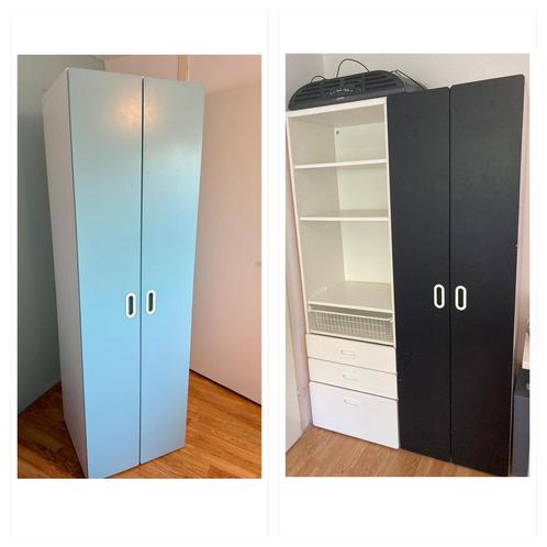Stuva Fritids kledingkasten Ikea (nu smastad?), 3 stuks, Huis en Inrichting, Kasten | Kledingkasten, Gebruikt, 150 tot 200 cm