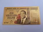 BILJET -ZIMBABWE - GOUDFOLIE-1 VIGINTILLILION DOLLARS (226), Los biljet, Ophalen of Verzenden, Zimbabwe