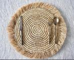 Placemats van gevlochten raffia met franjes van zeegras, Ophalen of Verzenden, Nieuw, Bord