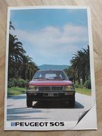 1983 leuke Peugeot 505 folder, Ophalen of Verzenden, Zo goed als nieuw, Peugeot