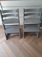 tripp trapp stoel storm grey (prijs per stuk), Kinderen en Baby's, Kinderstoelen, Ophalen, Zo goed als nieuw, Meegroeistoel