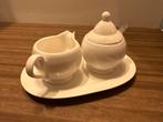 Villeroy & Boch Melk en Suiker Set + GERO AVRO Lepel, Huis en Inrichting, Gebruikt, Overige typen, Ophalen of Verzenden, Effen
