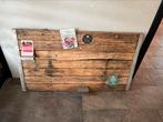 Super gaaf wandbord hout (steenschot) 125x70, Doe-het-zelf en Verbouw, Hout en Planken, Ophalen, Zo goed als nieuw, Minder dan 200 cm