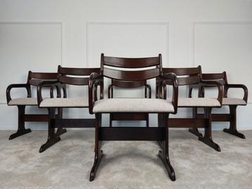 Set van 6 prachtige en zeldzame Vintage stoelen 