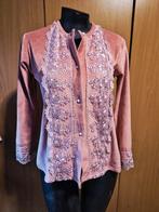 Max Mara Velours Vest Oudroze S/M, Kleding | Dames, Max Mara, Ophalen of Verzenden, Zo goed als nieuw, Roze