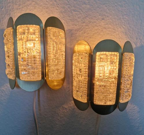 Deens designe Vitrika Wandlampen., Huis en Inrichting, Lampen | Wandlampen, Zo goed als nieuw, Glas, Metaal, Verzenden