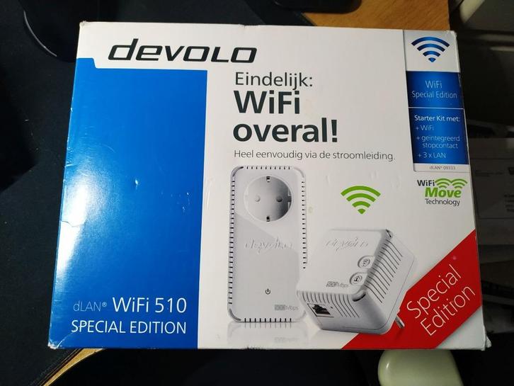 Devolo DLAN 510 WIFI Starter KIT, Computers en Software, WiFi-versterkers, Nieuw, Ophalen of Verzenden