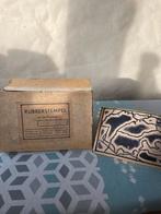 Vintage Rubberstempel van de Provincie Groningen, Ophalen of Verzenden, Gebruikt, Houten stempel