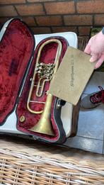 Trompet, Muziek en Instrumenten, Blaasinstrumenten | Trompetten, Ophalen of Verzenden, Gebruikt, Bes-trompet