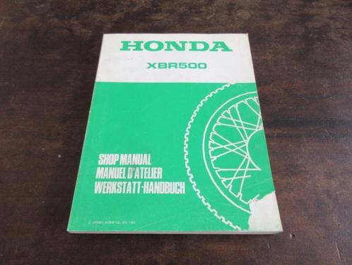 Honda XBR500 shop manual werkplaatshandboek, Motoren, Handleidingen en Instructieboekjes, Honda, Ophalen of Verzenden