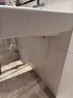 2 wastafels met mengkraan, Huis en Inrichting, Badkamer | Badkamermeubels, Zo goed als nieuw, Minder dan 100 cm, Wasbak of Wastafel