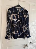 Blauw gewerkte blouse van Comma, Verzenden, Zo goed als nieuw, Maat 38/40 (M), Blauw