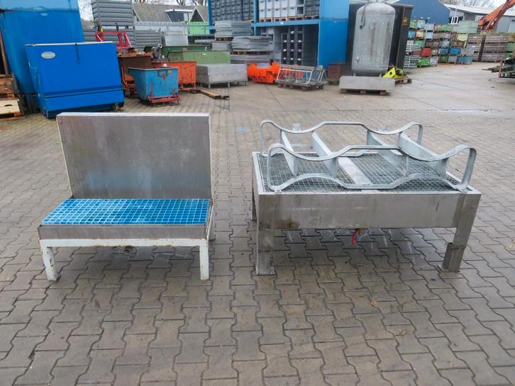 lekbak lekbakken opvangbakken chemiebakken met aftapkraan, Doe-het-zelf en Verbouw, Overige Doe-het-zelf en Verbouw, Gebruikt