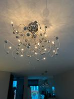 Moderne Plafondlamp met Chrome Bollen, Ophalen of Verzenden, Zo goed als nieuw, Metaal