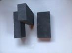 Vuurvaste steen grijs 3 stuks., Ophalen, Nieuw, Bakstenen
